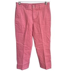 Vineyard Vines Boys Pink Breaker Pants Cotton Twill Chino Size 14